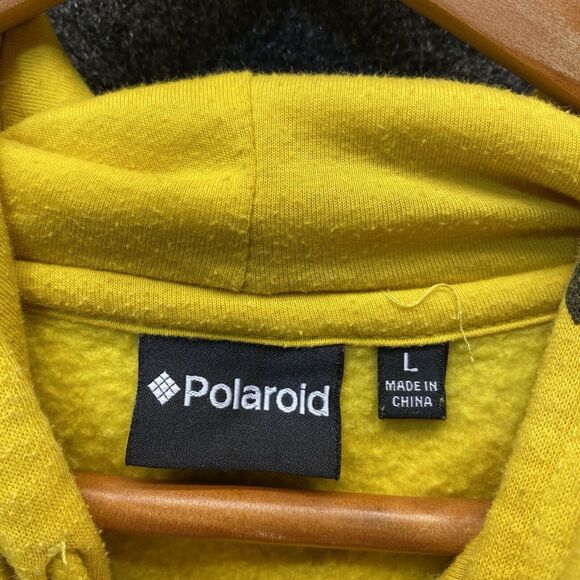 Polaroid Hoodie Sweatshirt Pullover Printed All Over Spellout Camera - Picture 7 of 8